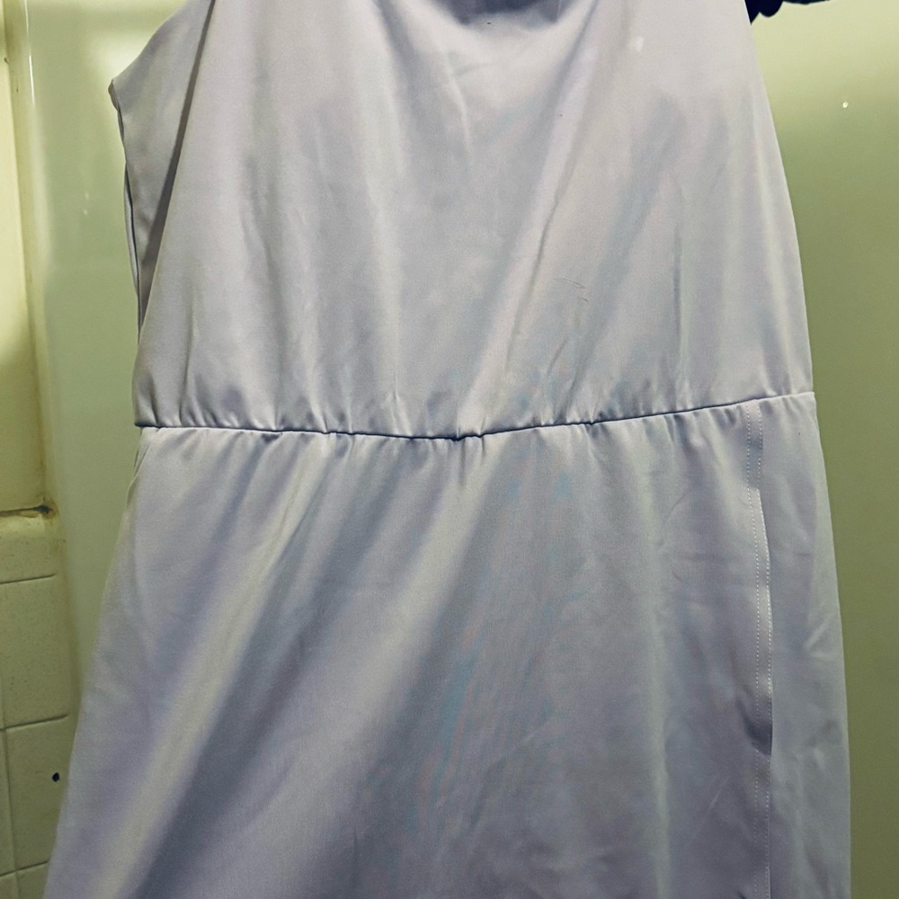 Stylish Purple Wrap Dress Size L